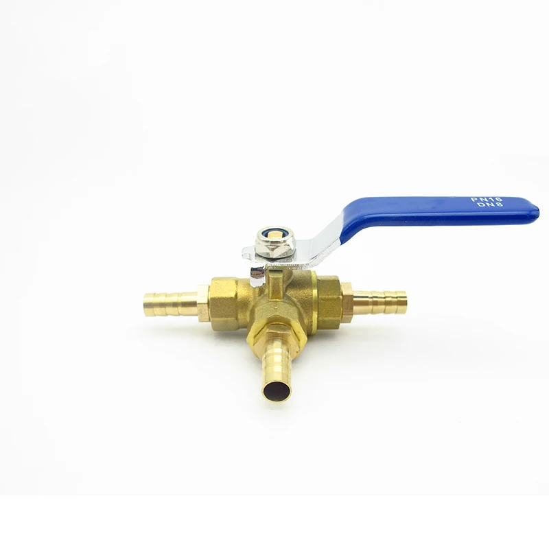 Латунный шаровой клапан для воды масла и воздуха 8 мм|ball valve|brass ball valvetee valve |