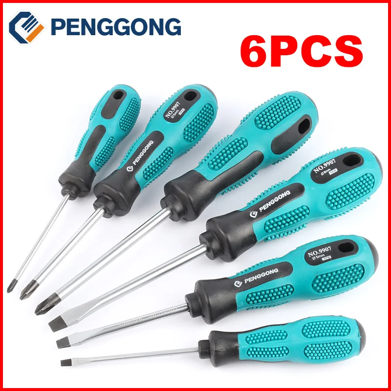 6 Pcs Screwdriver Sets Magnetic Slotted Phillips Star CRV Home Appliances Repair Multi Function Hand Tool Set
6 Pcs Screwdriver Sets Magnetic Slotted Phillips Star CRV Home Appliances Repair Multi Function Hand Tool Set