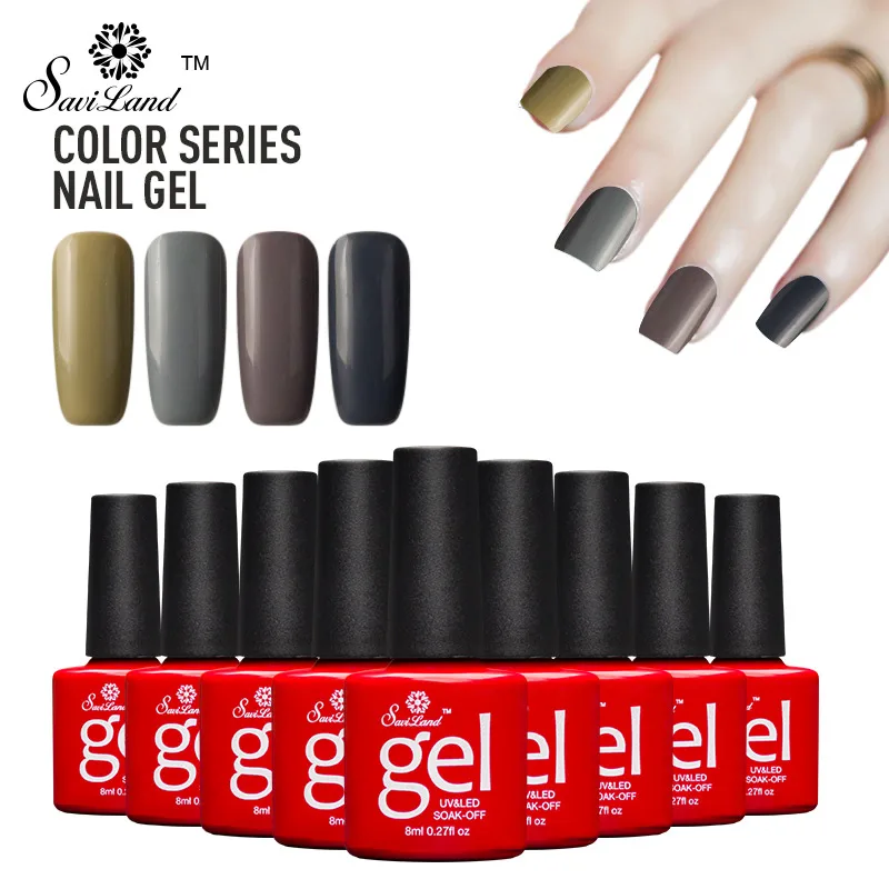 Saviland 1pcs Gray Series Nail Gel Varnish Soak Off Long Lasting UV Gel Lak Giltter Semi Permanent Nail Gel Polish
Saviland 1pcs Gray Series Nail Gel Varnish Soak Off Long Lasting UV Gel Lak Giltter Semi Permanent Nail Gel Polish