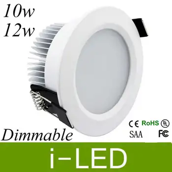 Silver shell 10W 12W Led ceiling Light Dimmable led recessed down light lamp warm natural white 120 angle CRI>85 AC90-260V / 12v
Silver shell 10W 12W Led ceiling Light Dimmable led recessed down light lamp warm natural white 120 angle CRI>85 AC90-260V / 12v