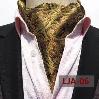 Designer British Style Men Fashion Ascot Wedding Banquet Luxury Golden Paisley Collar Handkerchief
Designer British Style Men Fashion Ascot Wedding Banquet Luxury Golden Paisley Collar Handkerchief
