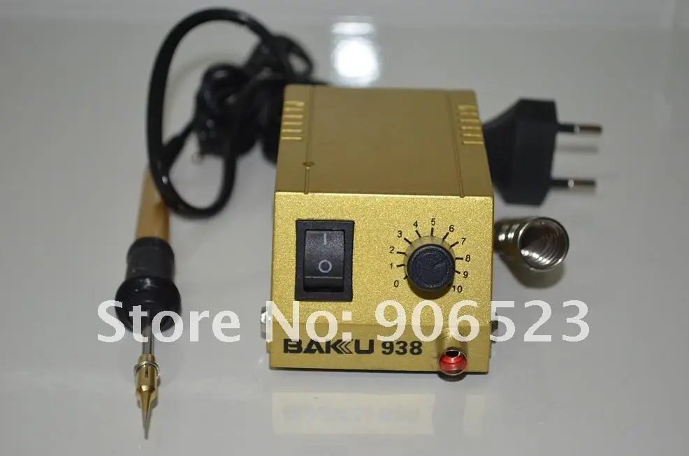 New BAKU BK-938 fast heat speed portable metal outer covering SMD soldering station
New BAKU BK-938 fast heat speed portable metal outer covering SMD soldering station