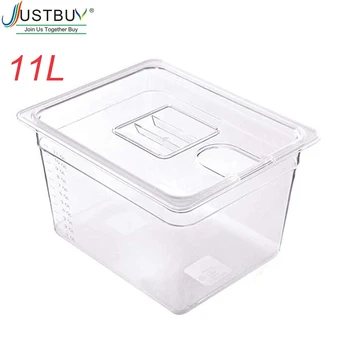 Sous Vide Container with Lid for Circulator Sous Vide Culinary Cooker 11L Capacity
Sous Vide Container with Lid for Circulator Sous Vide Culinary Cooker 11L Capacity