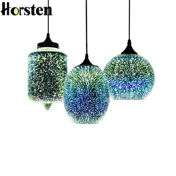 Horsten Novelty Modern LED Pendant Light Glass Hanging Lamps 3D Design Lamp E27 110V 220V For Bar Restaurant Cafe Living Room
Horsten Novelty Modern LED Pendant Light Glass Hanging Lamps 3D Design Lamp E27 110V 220V For Bar Restaurant Cafe Living Room