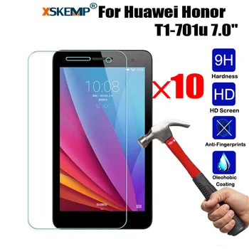 XSKEMP 10Pcs/Lot 9H Tempered Glass Screen Protector Film For Huawei Honor T1-701u 7.0" HD Anti-Explosion Tablet Protective Guard
XSKEMP 10Pcs/Lot 9H Tempered Glass Screen Protector Film For Huawei Honor T1-701u 7.0" HD Anti-Explosion Tablet Protective Guard