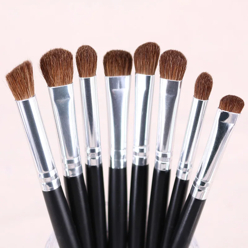 

Professional Eyes Makeup Brushes Set Eyeshadow Eyebrow Eyeliner Crease Cream Contour Blending Smudge Shading Makeup Tools Kit