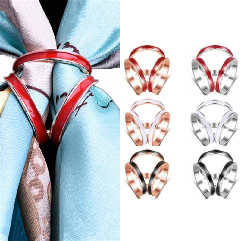 Fashion Woman Clothes Accessories Tricyclic Scarves Buckle Silk Scarf Brooches Shawl Buckle Holder Jewelry Gift Bijoux collar
Fashion Woman Clothes Accessories Tricyclic Scarves Buckle Silk Scarf Brooches Shawl Buckle Holder Jewelry Gift Bijoux collar