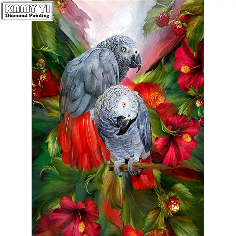 Huacan-5D-Diamond-Embroidery-Bird-Diamond-Painting-Cross-Stitch-Animal-Full-Square-Rhinestone-Mosaic-Unfinished-Home