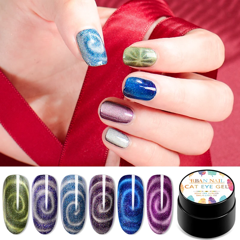 RBAN NAIL 5D Cat Eyes Nail Gel 5ml Magnetic Soak Off UV LED Gel Lacquers Starry Sky Jade Effect Nail Art Varnish Manicure Tools
RBAN NAIL 5D Cat Eyes Nail Gel 5ml Magnetic Soak Off UV LED Gel Lacquers Starry Sky Jade Effect Nail Art Varnish Manicure Tools