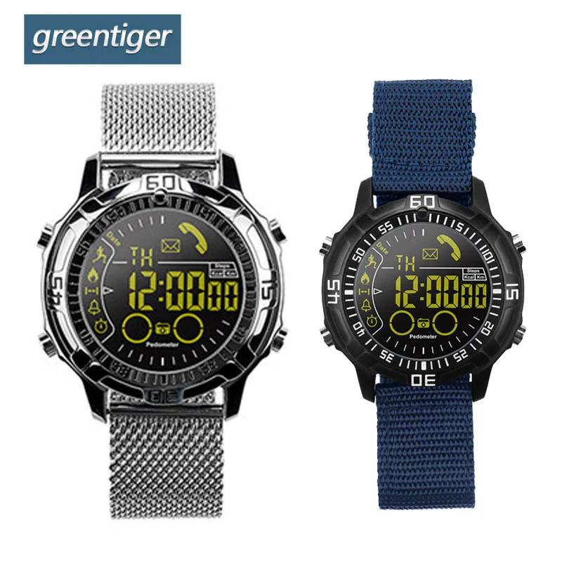 Greentiger EX28A Smart Watch Backlight Bluetooth Outdoor Sports Watch Fitness Tracking Smartwatch Men for Android IOS Phone
Greentiger EX28A Smart Watch Backlight Bluetooth Outdoor Sports Watch Fitness Tracking Smartwatch Men for Android IOS Phone
