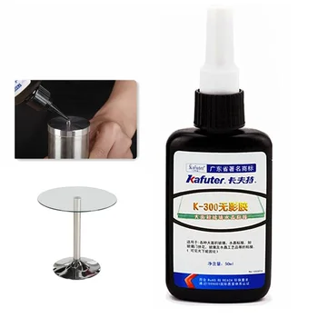 

50ML K-300 UV Glue Super Strong Curing Adhesive Transparent Phone Screen Crystal Glass Bonding Dedicated Repair Liquid Glue Tool