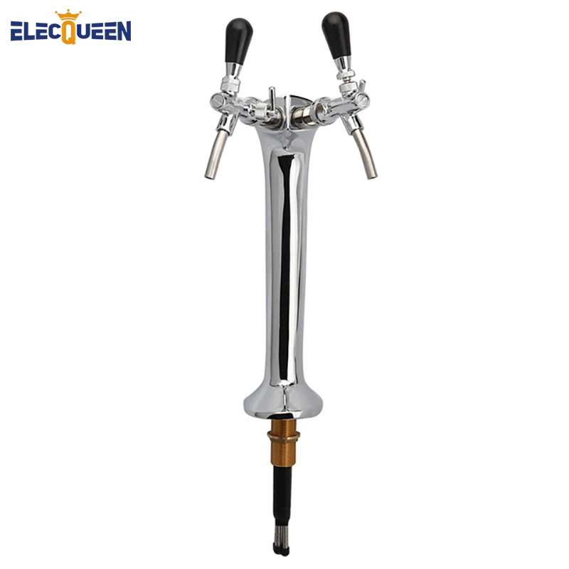 Chrome Plated Brass Double Faucet Snake Font, Cobra Double Tap Flooded Font, for European Flow Control Type Tap
Chrome Plated Brass Double Faucet Snake Font, Cobra Double Tap Flooded Font, for European Flow Control Type Tap