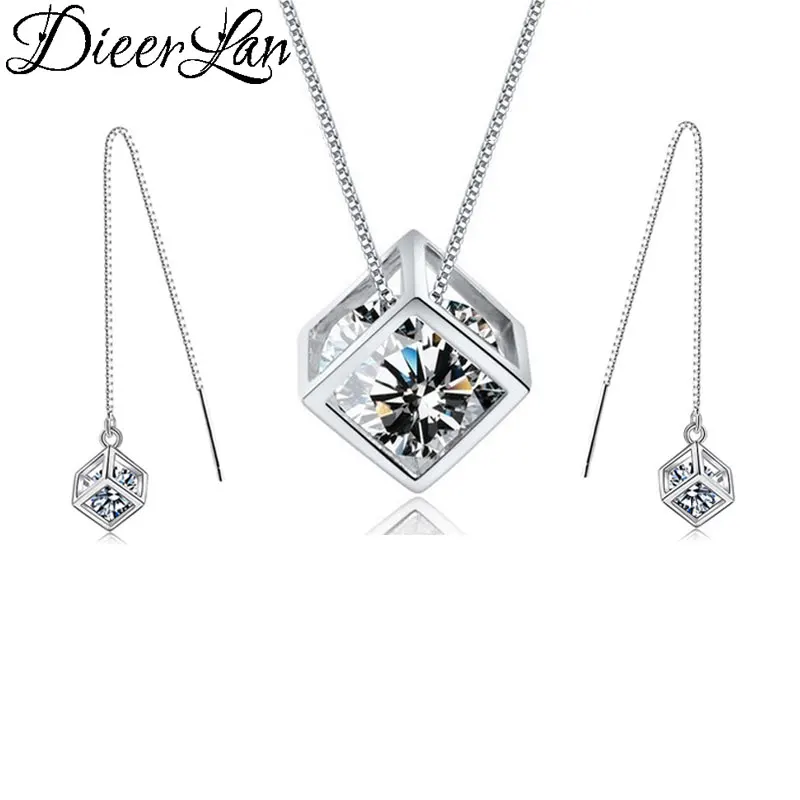 New Arrivals 925 Sterling Silver Zirconia Cube Box Earrings Necklaces Pendant Jewelry Sets for Women sterling-silver-jewelry
New Arrivals 925 Sterling Silver Zirconia Cube Box Earrings Necklaces Pendant Jewelry Sets for Women sterling-silver-jewelry