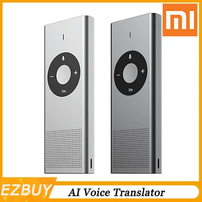 Original Xiaomi Mijia Konjak AI Voice Translator 14 Lauguages 7 Days Standby 8H Continuous Translate 900mAh Battery Smart
Original Xiaomi Mijia Konjak AI Voice Translator 14 Lauguages 7 Days Standby 8H Continuous Translate 900mAh Battery Smart