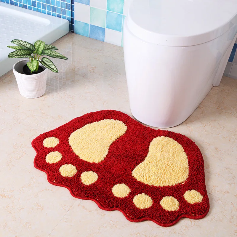 Bathroom Rug Bath Pad Carpets Microfiber Mini Mats Foot Print Bath Mats Non-slip Bathroom Carpet,Mat Toilet Tapete Para Banheiro
Bathroom Rug Bath Pad Carpets Microfiber Mini Mats Foot Print Bath Mats Non-slip Bathroom Carpet,Mat Toilet Tapete Para Banheiro