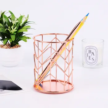 ins Pen Holder for Desk Organizer Accessories Metal Rose Gold Brush Office Round Pens Storage Desktop Basket Stationery Supplies
ins Pen Holder for Desk Organizer Accessories Metal Rose Gold Brush Office Round Pens Storage Desktop Basket Stationery Supplies