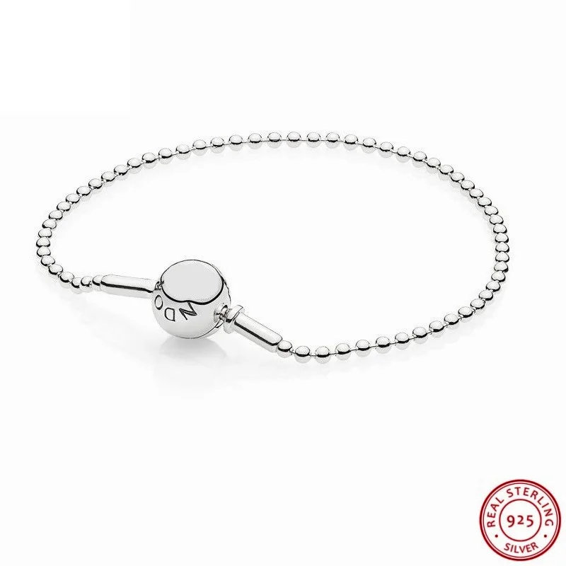 ESSENCE COLLECTION Real 925 Sterling Silver Iconic LOGO Clasp Beaded Charm Ball Chain Bracelets for Women Jewelry FLB009
ESSENCE COLLECTION Real 925 Sterling Silver Iconic LOGO Clasp Beaded Charm Ball Chain Bracelets for Women Jewelry FLB009