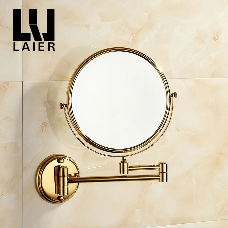 gold bath mirror zoom makeup mirror bathroom accessories wall Magnifying Dual Arm Extend 8 inch
gold bath mirror zoom makeup mirror bathroom accessories wall Magnifying Dual Arm Extend 8 inch