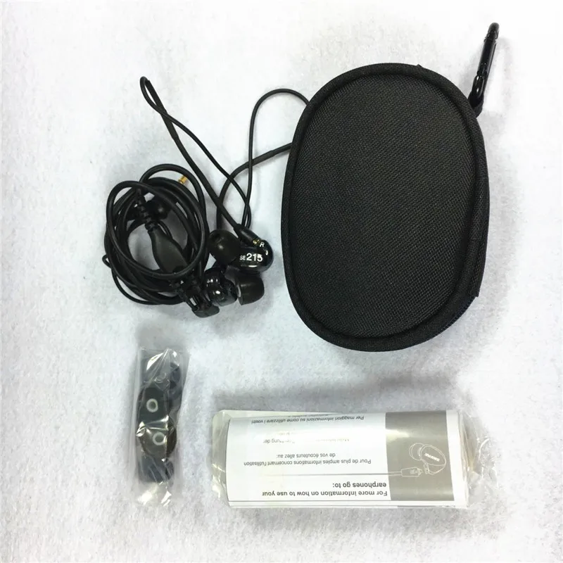 Description Picture 4 of itemPROMOTION! 24 hours shipment SE215 Earphons Hi-fi stereo Noise Canceling 3.5MM SE 215 In ear Detchabl Earphone with Box VS SE535