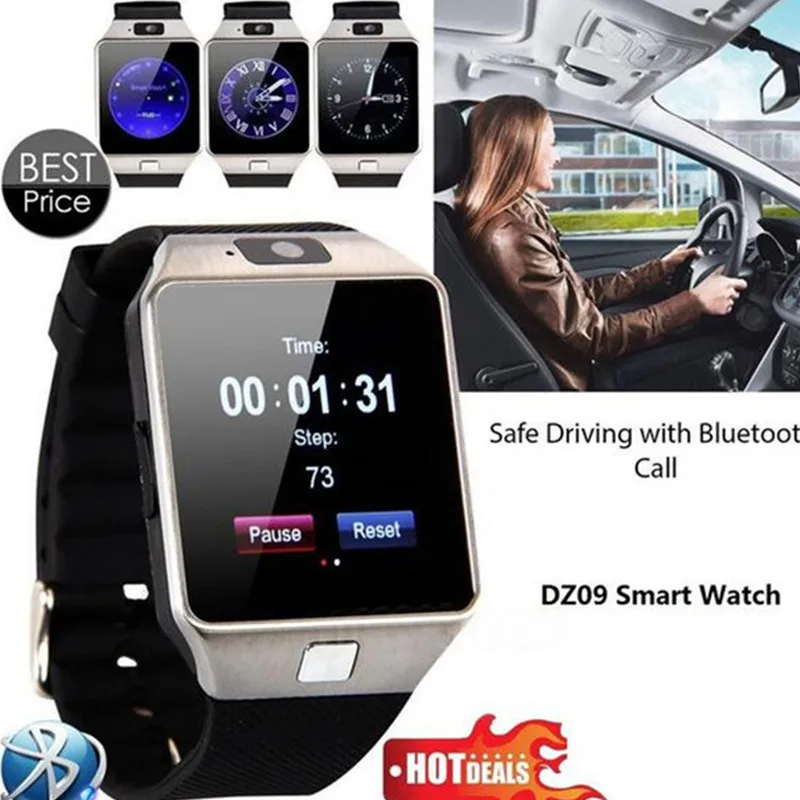 696 Горячая продажа Bluetooth Смарт-часы dz09 SmartWatch для Apple Android/IOS Телефон носимые часы