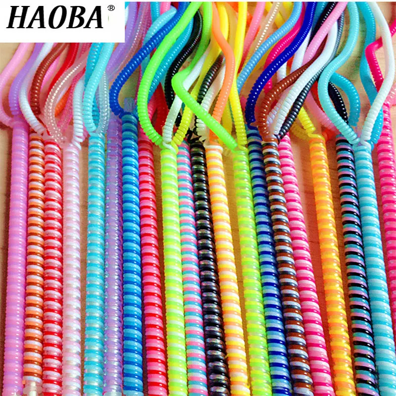 HAOBA 5pcs 50cm Double Colors Data Cable Protective Sleeve Spring Twine For Iphone USB Charging earphone Case Cover Winder
HAOBA 5pcs 50cm Double Colors Data Cable Protective Sleeve Spring Twine For Iphone USB Charging earphone Case Cover Winder