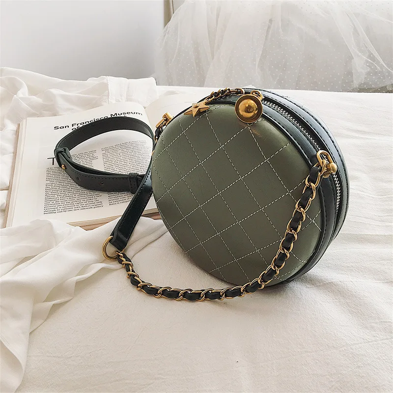 New Korean version of Xiaoxiangfengling Single Shoulder Bags, Small Round Bags, Baituan Slant Bags,
New Korean version of Xiaoxiangfengling Single Shoulder Bags, Small Round Bags, Baituan Slant Bags,