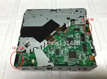 Matsushita 6 disc CD changer mechanism deck loader with brass on top 19Pin connector G&M For&d truck car radio PCB E-9059A-1 18P
Matsushita 6 disc CD changer mechanism deck loader with brass on top 19Pin connector G&M For&d truck car radio PCB E-9059A-1 18P
