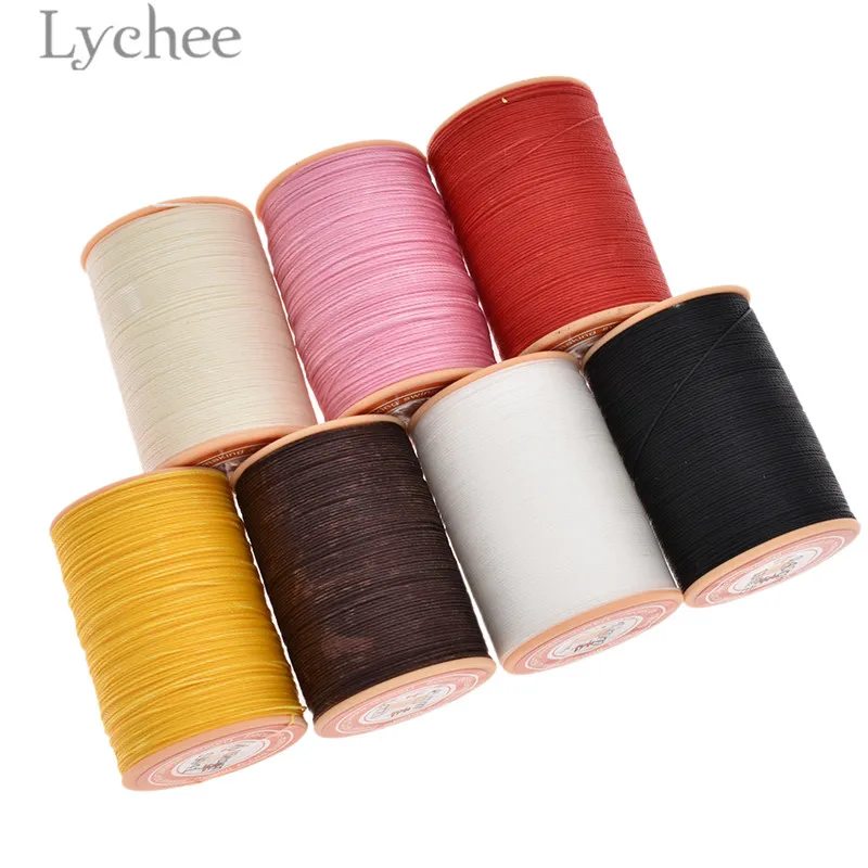 Lychee 160m Waxed Leather Sewing Thread Solid Color Thread For Leahtercrafts DIY Sewing Accessories For Jeans Clothes Curtain
Lychee 160m Waxed Leather Sewing Thread Solid Color Thread For Leahtercrafts DIY Sewing Accessories For Jeans Clothes Curtain
