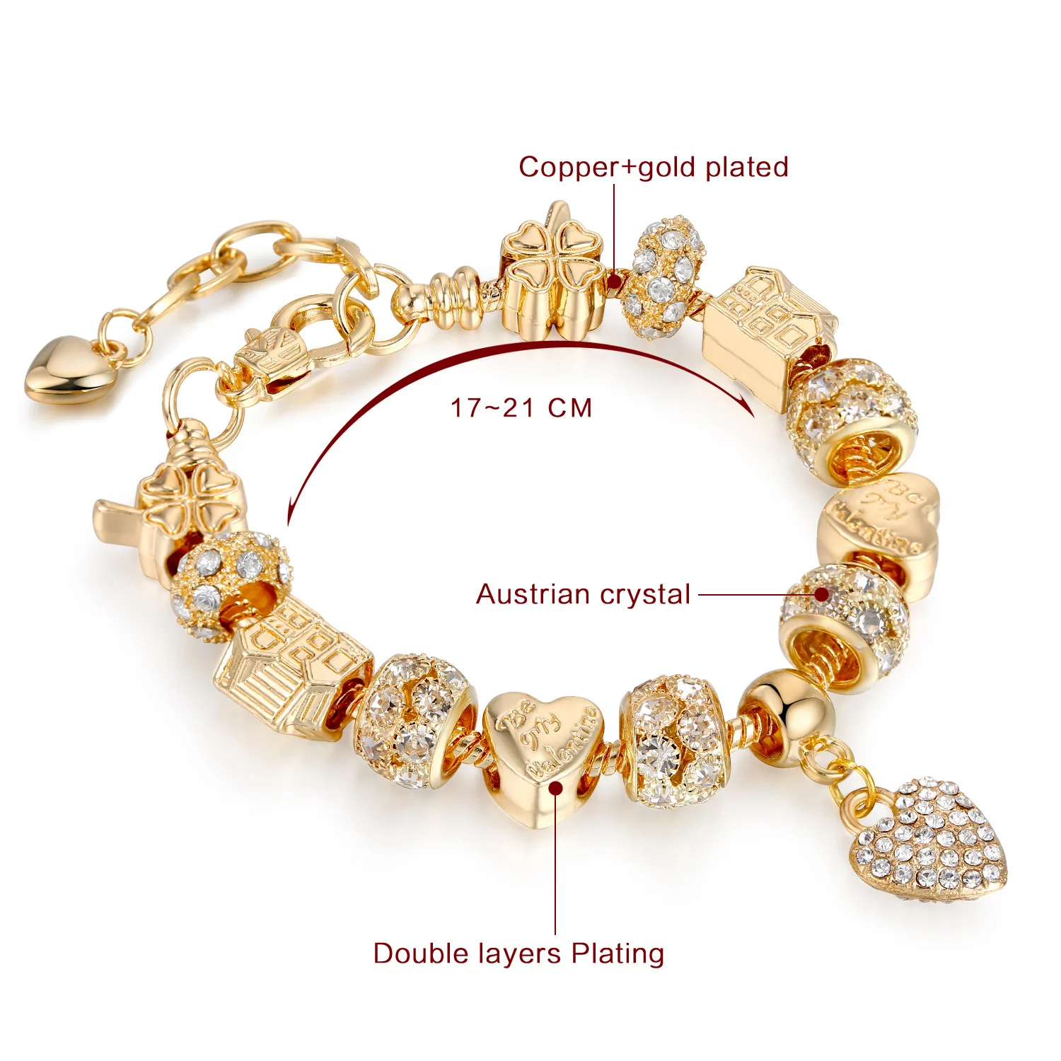 Antique Silver Charm pandora Bracelets for women With Exquisite Pendant crystal Bracelets Authentic Safety Chain Jewelry
Antique Silver Charm pandora Bracelets for women With Exquisite Pendant crystal Bracelets Authentic Safety Chain Jewelry