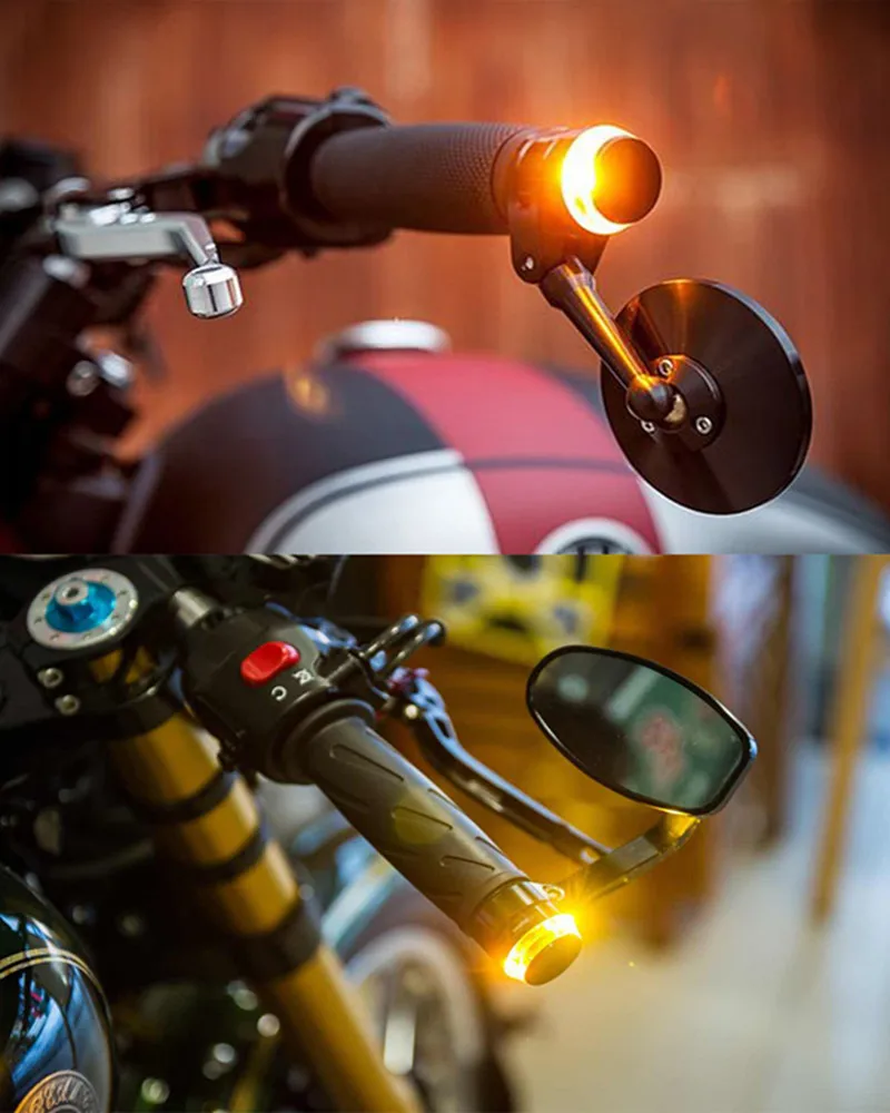 1pcs 12V 6V LED Motorcycle Handlebar End Turn Signal Light Universal 22mm Indicator Flasher Handle Bar Blinker Side Marker Lamp
1pcs 12V 6V LED Motorcycle Handlebar End Turn Signal Light Universal 22mm Indicator Flasher Handle Bar Blinker Side Marker Lamp