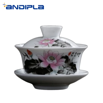 Chinese Style Gaiwan Ceramic Porcelain / Purple Clay Tea Bowl Master Tureen Blue and White Bowls Drinkware Teaware Clearance
Chinese Style Gaiwan Ceramic Porcelain / Purple Clay Tea Bowl Master Tureen Blue and White Bowls Drinkware Teaware Clearance