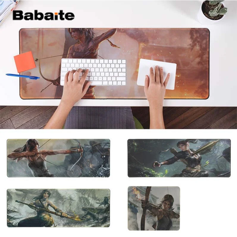 Babaite New Arrivals Tomb Raider Silicone large/small Pad to Mouse Game Rubber PC Computer Gaming mousepad
Babaite New Arrivals Tomb Raider Silicone large/small Pad to Mouse Game Rubber PC Computer Gaming mousepad