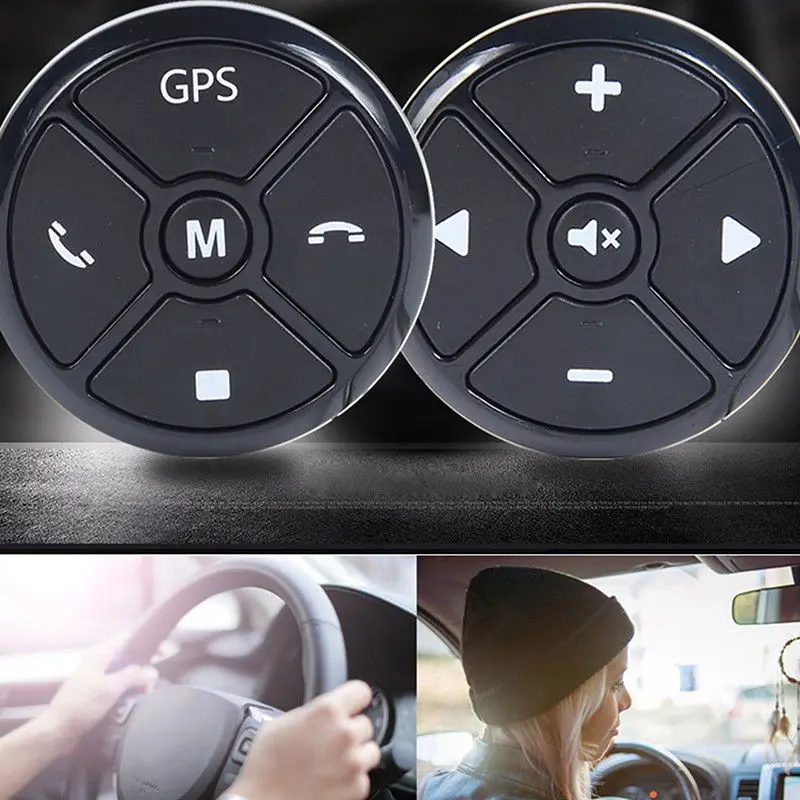 Universal Car Steering Wheel Control Key Music Wireless DVD GPS Navigation Car Steering Wheel Radio Remote Control Buttons Black
Universal Car Steering Wheel Control Key Music Wireless DVD GPS Navigation Car Steering Wheel Radio Remote Control Buttons Black