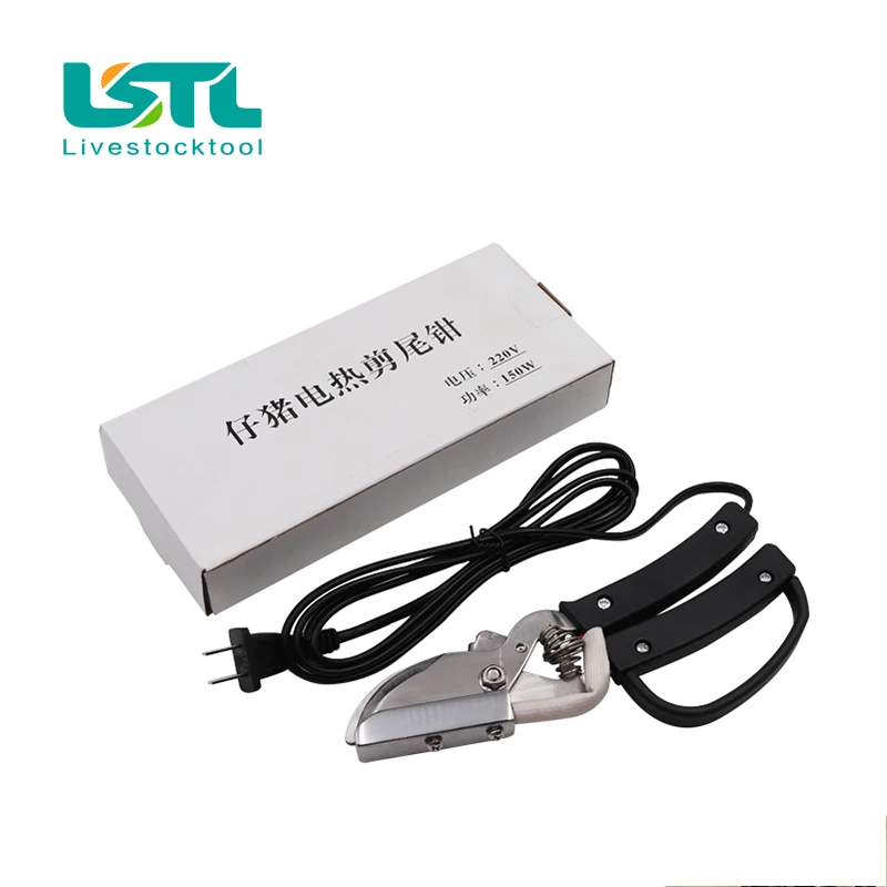 Veterinary Piglets Sheep Heating Tail Clamp Electric Docked Plier Cutter Tail Hemostatic Clamp Tail Cutting Pliers
Veterinary Piglets Sheep Heating Tail Clamp Electric Docked Plier Cutter Tail Hemostatic Clamp Tail Cutting Pliers
