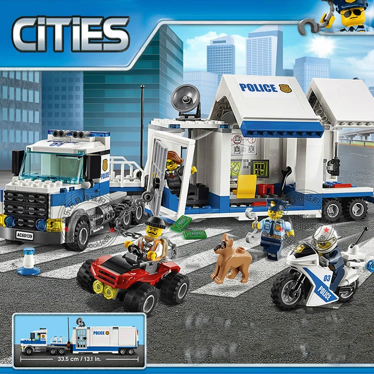 374pcs Mobile police station City SWAT Building Block Brick Model Educational Toys For Children
374pcs Mobile police station City SWAT Building Block Brick Model Educational Toys For Children