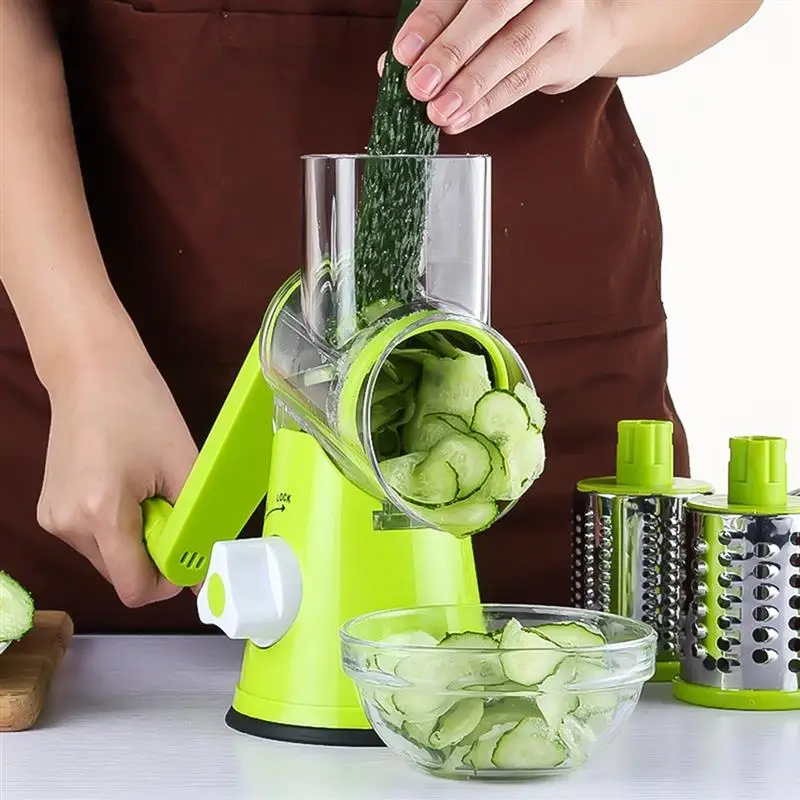 Manual Roller Vegetable Slicer Mandoline Cutter Potato Chopper Carrot Grater Detachable 3 Stainless Steel Blade Non-Slip Base
Manual Roller Vegetable Slicer Mandoline Cutter Potato Chopper Carrot Grater Detachable 3 Stainless Steel Blade Non-Slip Base