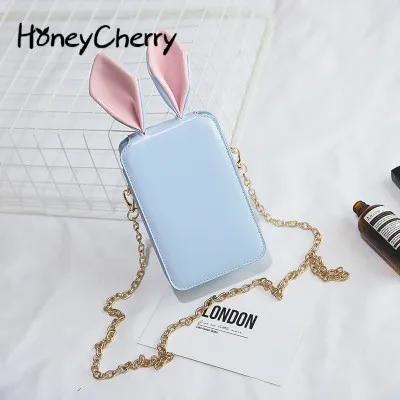 Spring And Summer 2019 New Rabbit Ear Mobile Bag Single Shoulder Slant Cartoon Lovely Chain Square Handbag
Spring And Summer 2019 New Rabbit Ear Mobile Bag Single Shoulder Slant Cartoon Lovely Chain Square Handbag