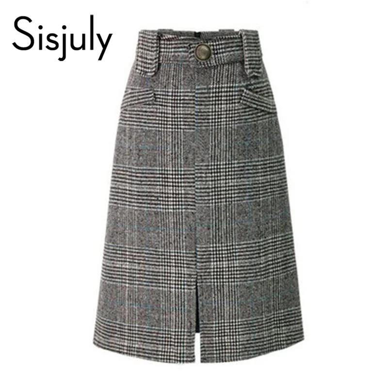 Sisjuly Vintage Plaid Skirt Women Spring Elegant High Waist Split Chic Retro Fashion Street Ladies Slim Casual Bodycon Skirts
Sisjuly Vintage Plaid Skirt Women Spring Elegant High Waist Split Chic Retro Fashion Street Ladies Slim Casual Bodycon Skirts