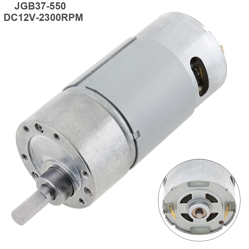 37GB-550 DC 12V 2300RPM High Power Reduction Reducer Motor with Metal Gear and High Torque for Balance Car Intelligent Equipment 
37GB-550 DC 12V 2300RPM High Power Reduction Reducer Motor with Metal Gear and High Torque for Balance Car Intelligent Equipment