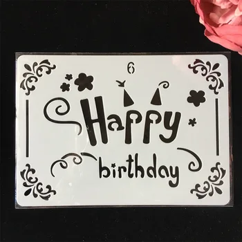 18cm Happy Birthday Plum DIY Layering Stencils Painting Scrapbook Coloring Embossing Album Decorative Paper Card Template
18cm Happy Birthday Plum DIY Layering Stencils Painting Scrapbook Coloring Embossing Album Decorative Paper Card Template