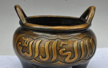 xd 002119 8" chinese tibet buddhism bronze temple joss Harvin Incense Burner Censer statue
xd 002119 8" chinese tibet buddhism bronze temple joss Harvin Incense Burner Censer statue
