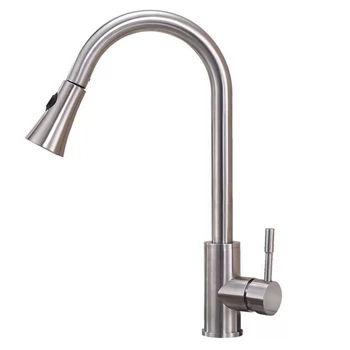 Kitchen pull-out faucet Lead-free 304 stainless steel sink faucet hot and cold rotating sink faucet LU4119
Kitchen pull-out faucet Lead-free 304 stainless steel sink faucet hot and cold rotating sink faucet LU4119