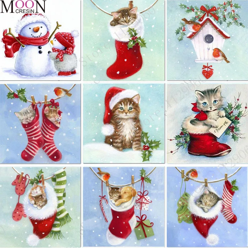 5D DIY Diamond Painting Cross Stitch Snow Men Card Gifts Square Drill 3D Diamond Embroidery Christmas Diamond Mosaic Rhinestones
5D DIY Diamond Painting Cross Stitch Snow Men Card Gifts Square Drill 3D Diamond Embroidery Christmas Diamond Mosaic Rhinestones