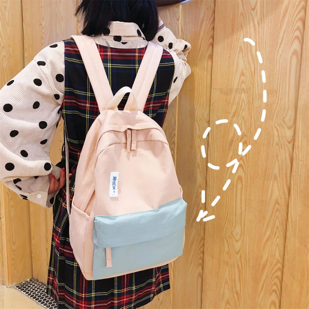Women Nylon Backpack Solid Casual School Bag for Teenagers Boys Backpack Korean Preppy Style Rucksack Mochilas Feminina 7.17
Women Nylon Backpack Solid Casual School Bag for Teenagers Boys Backpack Korean Preppy Style Rucksack Mochilas Feminina 7.17