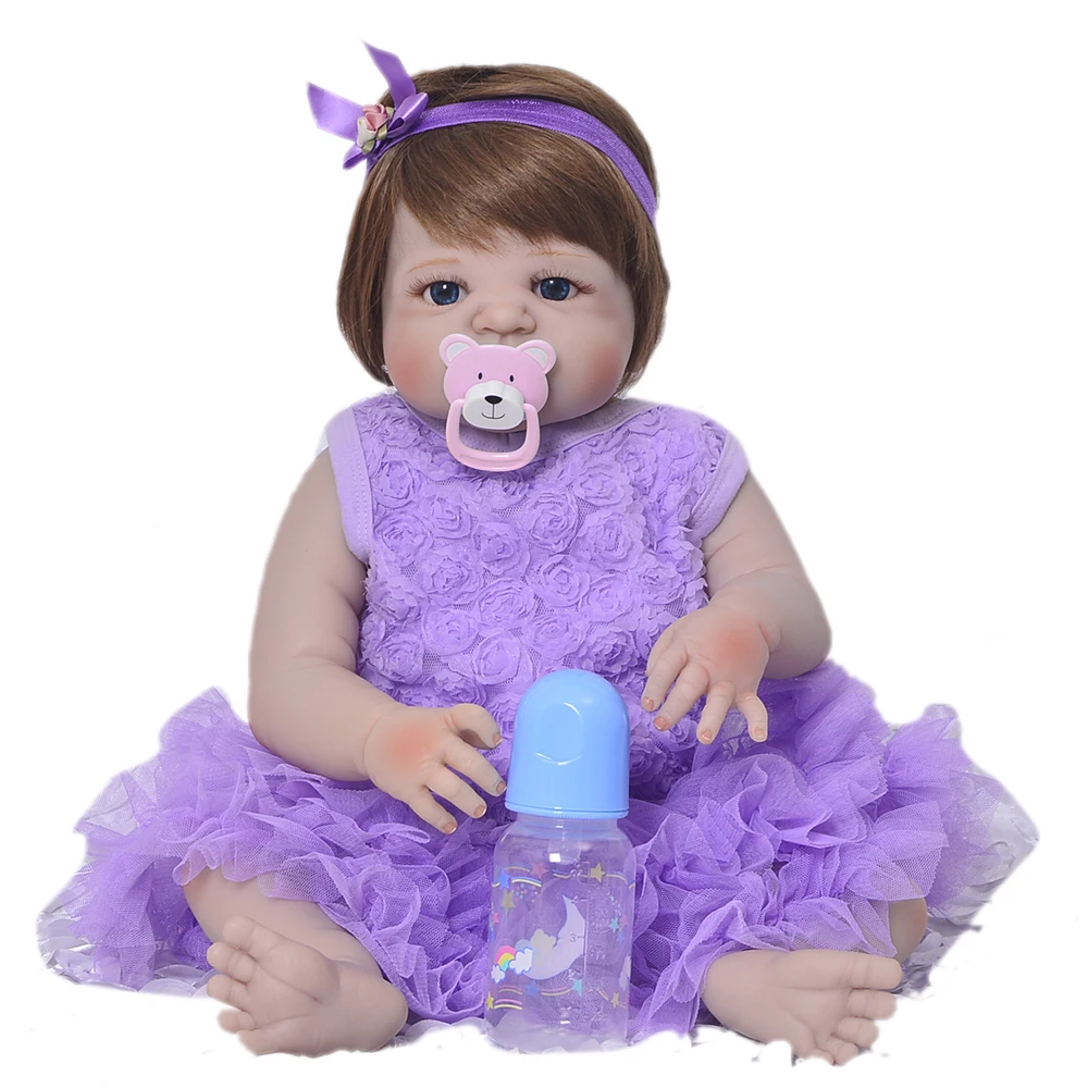 Bebe Boneca reborn corpo de silicone inteiro 23"57cm Girl baby alive doll full silicone body newborn toddler dolls for kids gift
Bebe Boneca reborn corpo de silicone inteiro 23"57cm Girl baby alive doll full silicone body newborn toddler dolls for kids gift