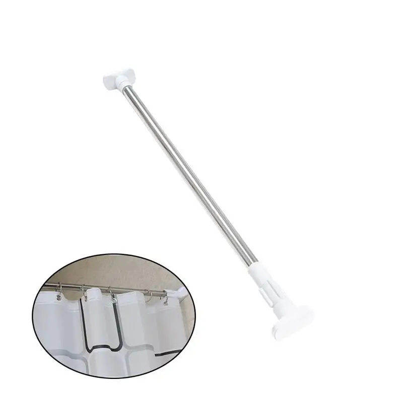 Curtain Hanger Rod Bracket Clothesline Pole Curtain Drape Rod Shower Curtain Rod Windproof Clothes Drying Hanger Rod 50/ 80 cm
Curtain Hanger Rod Bracket Clothesline Pole Curtain Drape Rod Shower Curtain Rod Windproof Clothes Drying Hanger Rod 50/ 80 cm