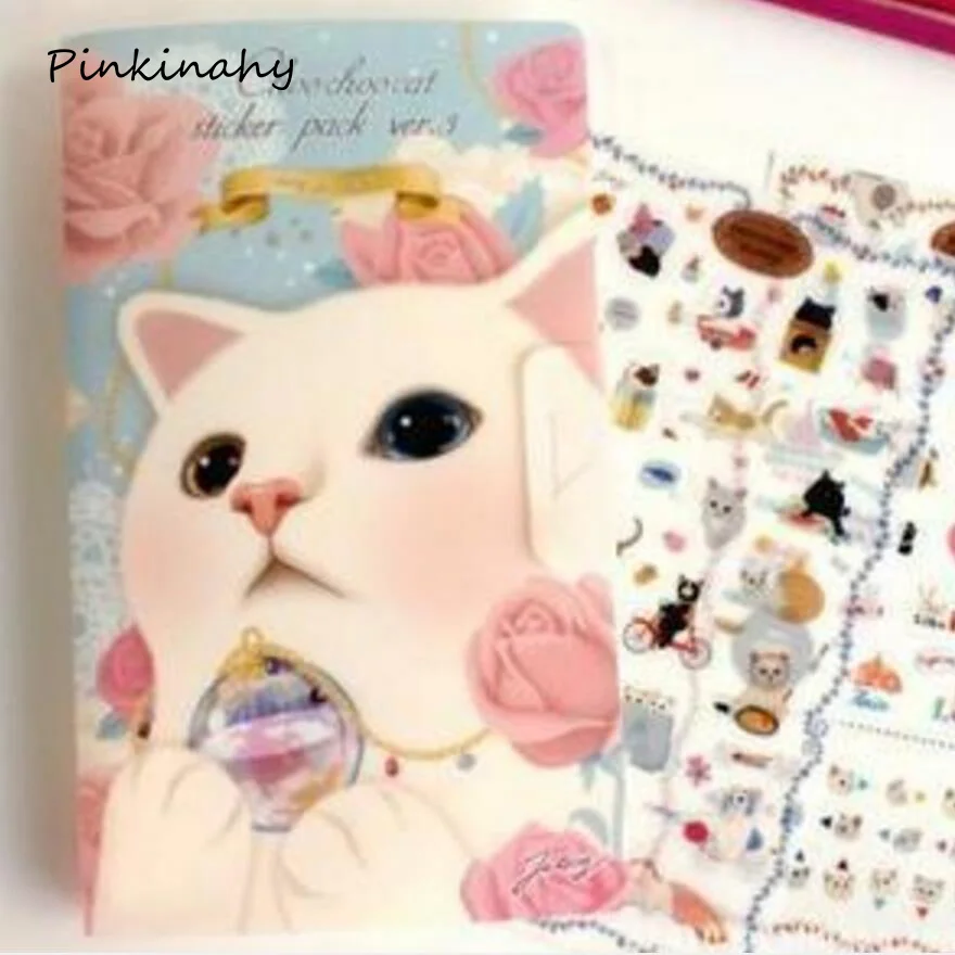 8 Pcs / Pack South Korea Transparent Pvc Cute Cat Diary Memo Pad Photo Album Stickers/Scrapbook deco
8 Pcs / Pack South Korea Transparent Pvc Cute Cat Diary Memo Pad Photo Album Stickers/Scrapbook deco