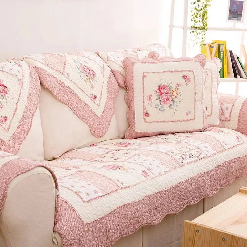 Cotton Patchwork Sofa Covers Cushion Pastoral Fabric Leather Sofa Pad Armrest Towel Bay Window Cushion Cotton Sofa Towel
Cotton Patchwork Sofa Covers Cushion Pastoral Fabric Leather Sofa Pad Armrest Towel Bay Window Cushion Cotton Sofa Towel
