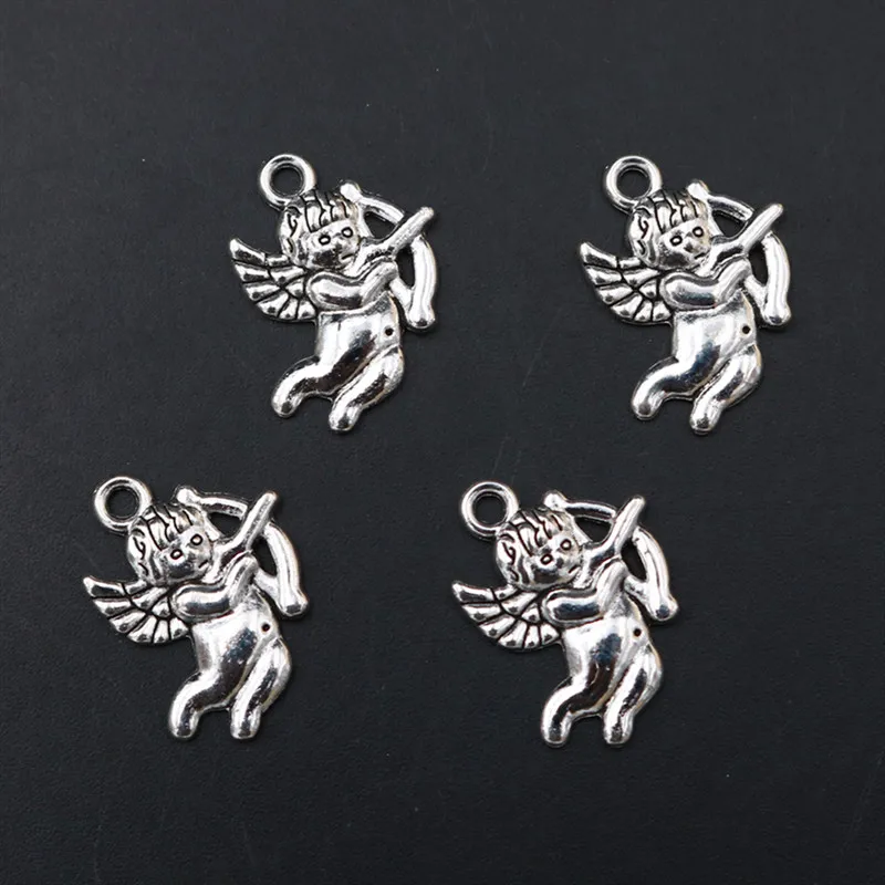 WKOUD 10pcs Antique Silver 22*16mm Cupid Pendant Desire God Charm Love God Charm Angel Charm Elf Charm DIY Couple Jewelry Charms
WKOUD 10pcs Antique Silver 22*16mm Cupid Pendant Desire God Charm Love God Charm Angel Charm Elf Charm DIY Couple Jewelry Charms