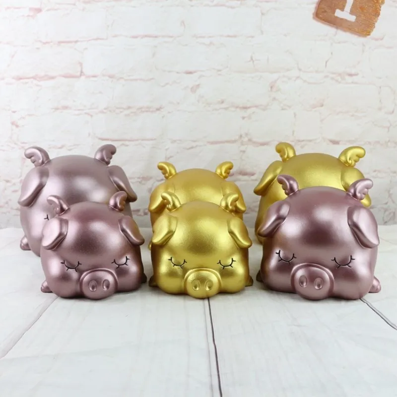 Big Golden Pig Piggy Bank Money Box Pig Year Mascot Lucky Pig Baby Child Birthday Gift Piggy Bank Home Decoration
Big Golden Pig Piggy Bank Money Box Pig Year Mascot Lucky Pig Baby Child Birthday Gift Piggy Bank Home Decoration